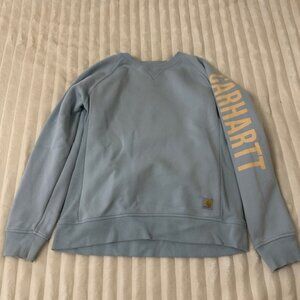 Womens blue Carhartt crewneck